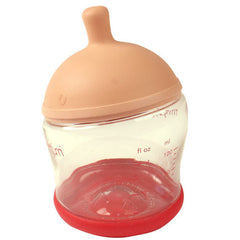 咪咪聚迷透明/红色奶瓶 240ml - Mimijumi Baby-Trinkflasche 240ml Transparent/Rot