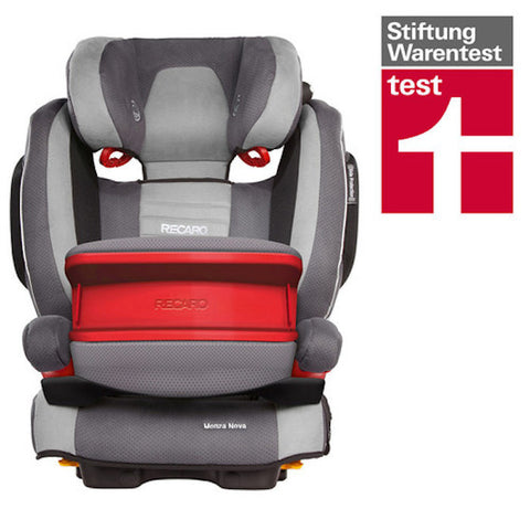 瑞凯威超级莫扎特儿童汽车安全座椅灰色 - Recaro Kindersitz Monza Nova IS shadow