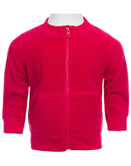 name it 粉红色无风帽合成羊毛夹克瓦米拉（VAMILLA） - Fleece-Jacke VAMILLA ohne Kapuze in pink