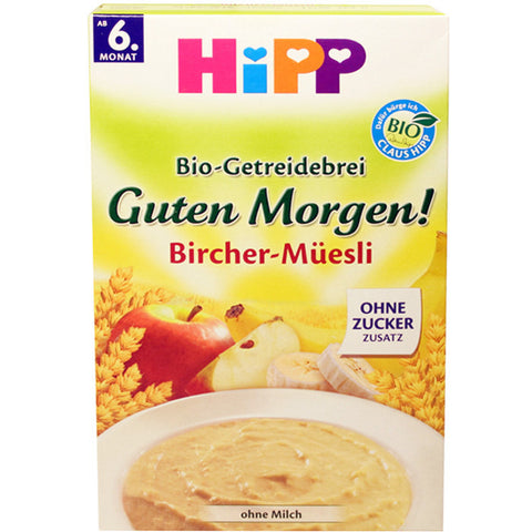 喜宝有机谷物早安燕麦糊 6个月以上 250g- 250g Hipp Guten Morgen Bio Getreideberei Bircher Muesli