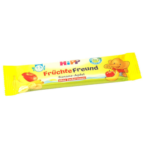 喜宝有机香蕉和苹果水果谷物条25g 1-3岁 25只装 - 25er Pack 25g Hipp Früchte-Freund Banane-Apfel