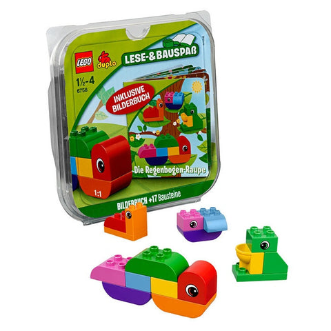 乐高得宝系列积木6758彩虹毛毛虫 - LEGO DUPLO 6758 Die Regenbogen-Raupe
