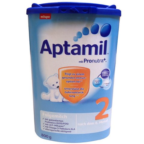 爱他美新配方婴儿配方奶粉 2段 800g - 800g Aptamil 2 Folgemilch mit Pronutra+