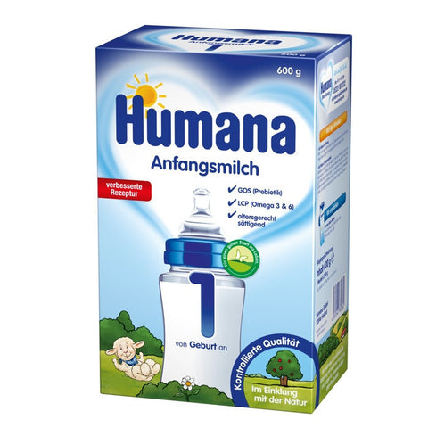 瑚玛娜婴幼儿配方奶粉1段 0-6个月 600g - HUMANA Anfangsmilch 1 600g