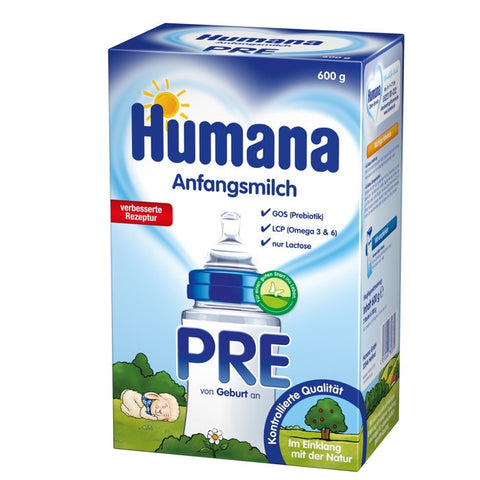 瑚玛娜新生儿配方奶粉Pre段 0-6个月 600g - HUMANA Anfangsmilch Pre 600g