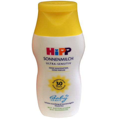 喜宝婴幼儿温和防晒保湿乳LSF30 200ml - Hipp Babysanft Sonnenmilch LSF30 200ml