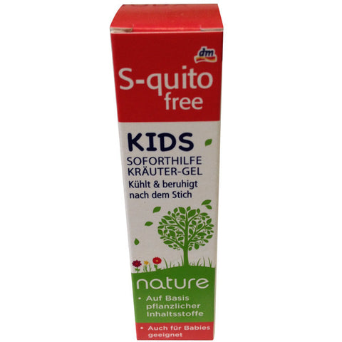 S-quito free儿童草本止痒膏15ml - S-quito free Kids Soforthilfe Kräuter-Gel 15ml