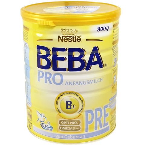 雀巢贝巴婴儿配方奶粉Pre段800g - Nestle BEBA Pro Pre 800g