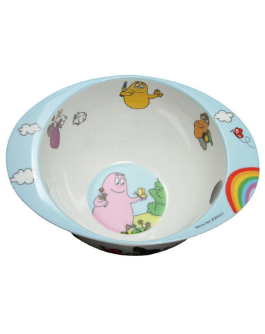 Petit jour 蓝色宽边汤碗巴巴爸爸 - Schüssel mit Griffen BARBAPAPA in blau