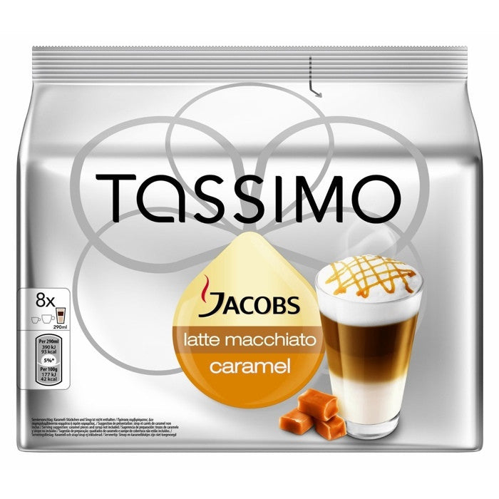 Tassimo Jacobs焦糖拿铁玛奇朵 8杯装 x5包 - 5er Pack Tassimo Jacobs Latte Macchiato Caramel 8 Portionen
