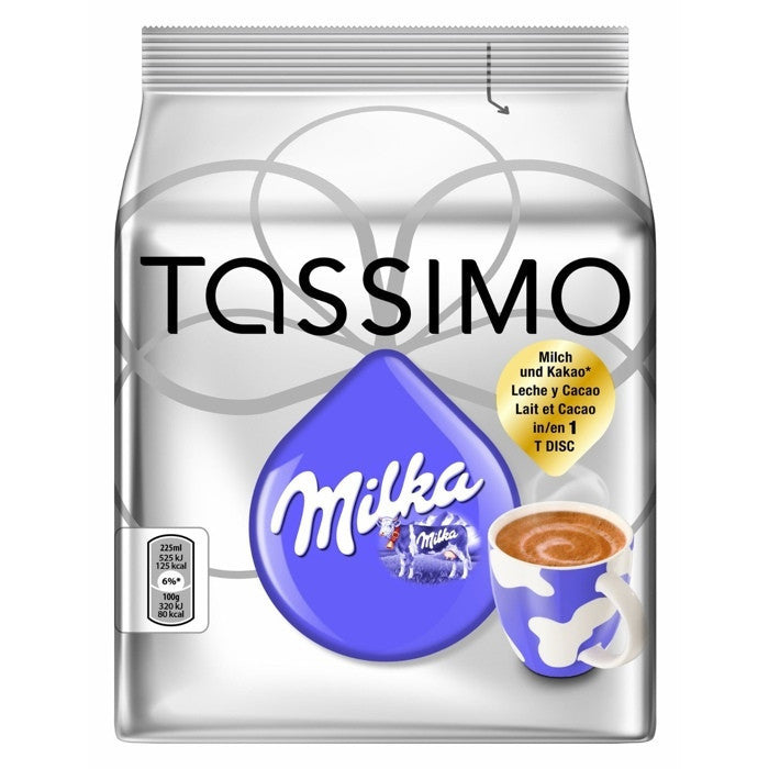 Tassimo Milka热可可8杯装x5包- 5er Pack Tassimo Milka Kakao 8 Portionen – testshop