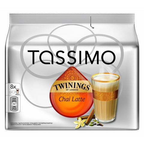 Tassimo Twinings奶茶拿铁 8杯装 x5包 - 5er Pack Tassimo Twinings Chai Latte 8 Portionen