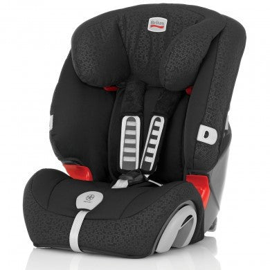 宝得适超级百变王儿童汽车安全座椅 闪电黑- Britax Römer Autositz Evolva 1-2-3 Plus Black Thunder