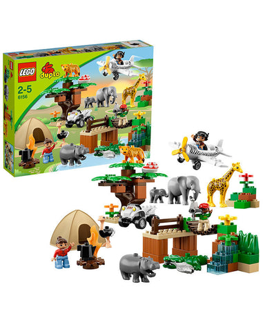 乐高得宝创意拼砌系列野生动物6156 - LEGO 6156 DUPLO Safari