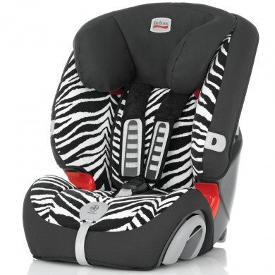 宝得适超级百变王儿童汽车安全座椅 小斑马 - Britax Römer Autositz Evolva 1-2-3 Plus Smart Zebra